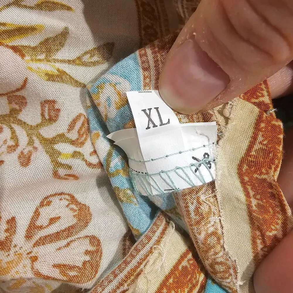 Unbranded Boho Romantic Maxi Dress XL Floral Cottagecore Prairie Tiered Flowy - Picture 5 of 11